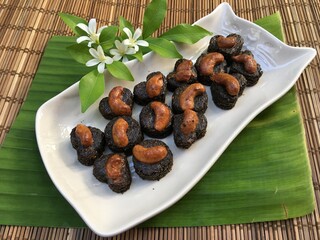 Black sesame oat cookies that No butter, No sugar, No flour