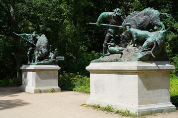 Jagdgruppen, Denkmäler, Tiergarten, Berlin