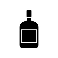 wine bottle icon vector