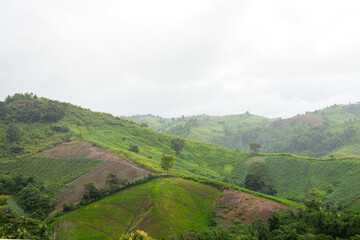 mountain view point at KhaoKho, Petchaboon, Thailand