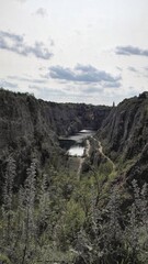 quarry in the mountains