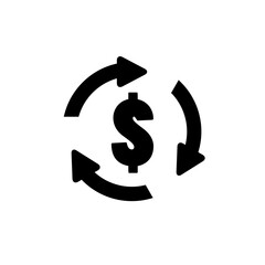 Money Transfer Icon Vector Illustration