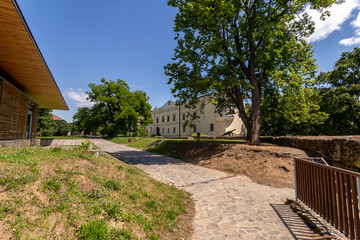 Courtyard of the Sarospatak Castle in Hungary