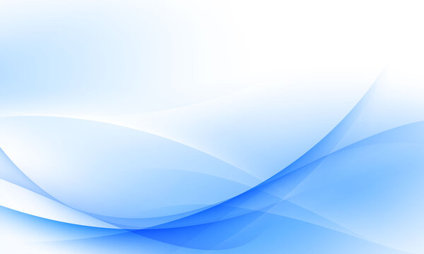 Blue and white wave background Soft background © A-R-T-I Vector