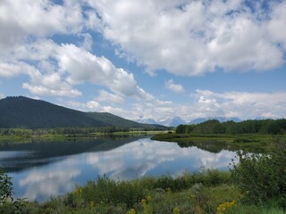 Pretty body of water in Tetons
