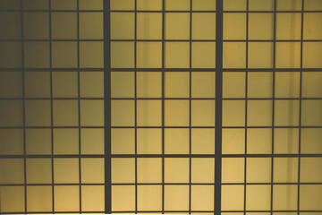 Checkered ceiling in Japanese style