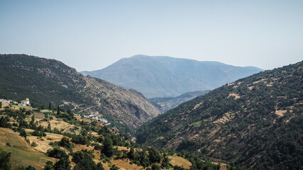 Fototapeta na wymiar Sierra Nevada is a mountain range in the region of Andalucia in Spain.