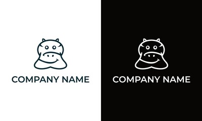 Ilustration vector graphic of cute mascot cow logo icon