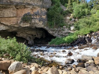 Sinks Canyon in Wyoming