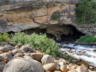 Sinks Canyon in Wyoming