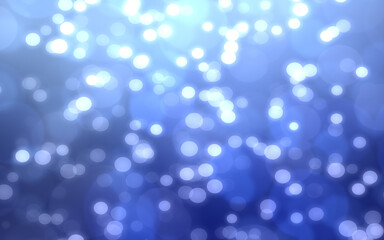 Blue violet bokeh abstract light background.