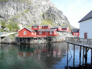 Village des Iles Lofoten, Norvège