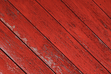 old red plank wall background