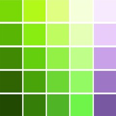 Abstract square pattern, color combination texture. Shades, tones and nuances, gradient scheme. Pastel light pink violet yellow and dark muted green purple colors for background and printing.