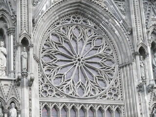 detail of the cathedral, Tromsø Norway