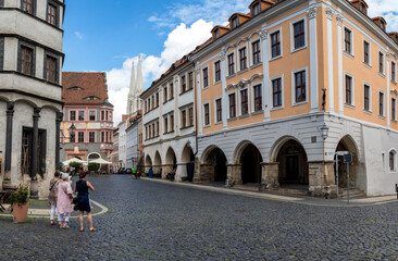 Naklejka premium Drei Damen am Untermarkt