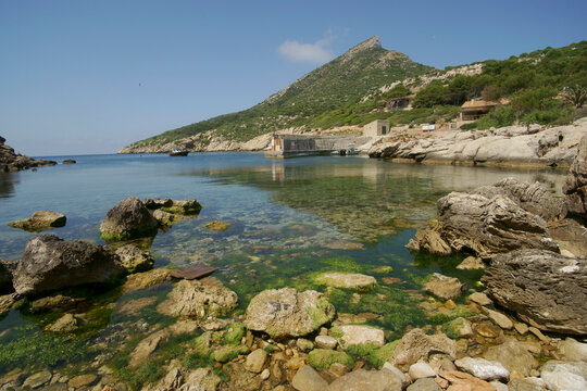 Puerto de Es Llad&oacute;.Parque Natural de Sa Dragonera.Andratx.Ponent.Mallorca.Baleares.Espa&ntilde;a.
