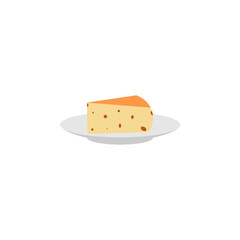 bmmentaler cheese colored icon. Signs and symbols can be used for web, logo, mobile app, UI, UX