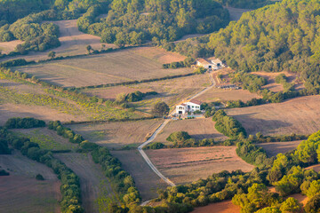 Rural landscape of beautiful Menorca island, Balearic islands, Spain