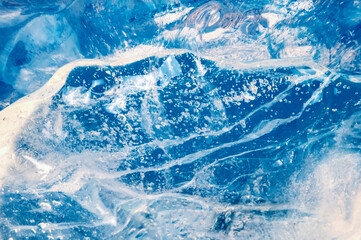 the abstract background of ice structure