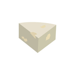 camembert cheese colored icon. Signs and symbols can be used for web, logo, mobile app, UI, UX