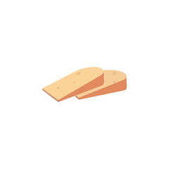 cheddar cheese colored icon. Signs and symbols can be used for web, logo, mobile app, UI, UX