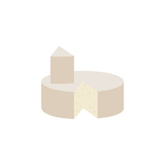 Obraz premium pepato cheese colored icon. Signs and symbols can be used for web, logo, mobile app, UI, UX