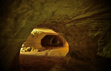 In der Schlossberghöhle von Homburg im Saarland