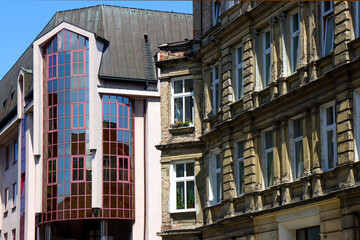 Altstadt Fassadenkontraste Stettin Polen