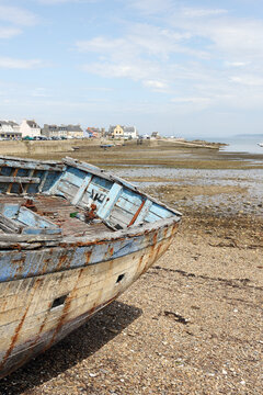 Boat cemetery in Bretagne