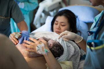 Moments After Giving Birth