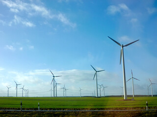 Windmill photographed in Germany, Europe. Picture made in 2012.