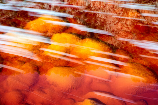 Abstract natural design looking like martian surface at Rio Tint