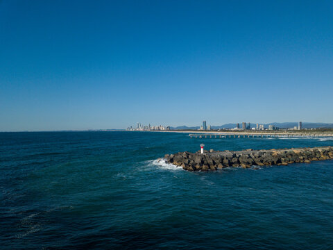 Light house on the The Spit - Gold Coast.