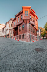 Street view from European side of Istanbul, Turkey