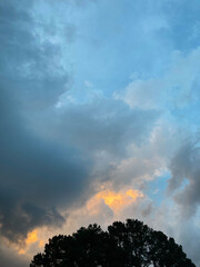 Storm Clouds at Sunset 2