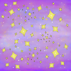 seamless pattern with stars