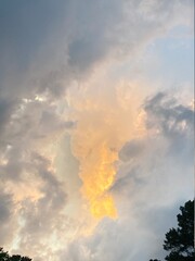 Storm Clouds at Sunset