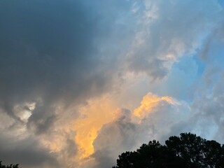 Storm Clouds at Sunset 3