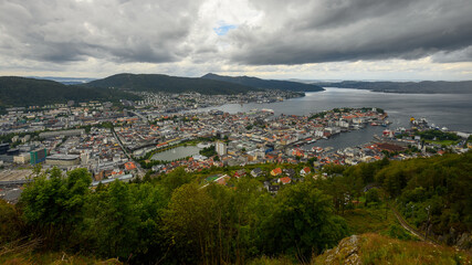 Fototapeta na wymiar City of Bergen, Norway