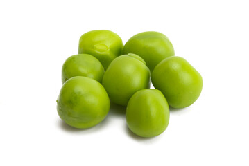 green peas isolated
