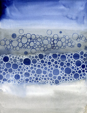 Watercolor bubbles