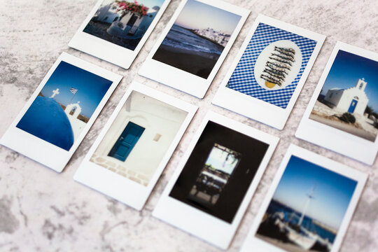 Instant photos from Paros Island, Greece