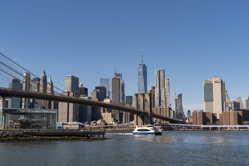 Naklejka premium New York Manhattan Skyline.