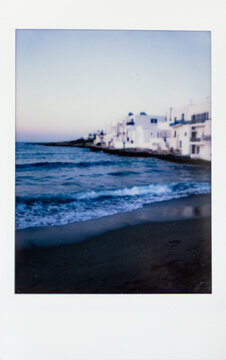 Instant photo of Naoussa, Paros Island, Greece