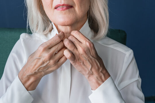 Portrait of a beautiful senior woman