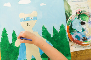 Painting Super Bear
