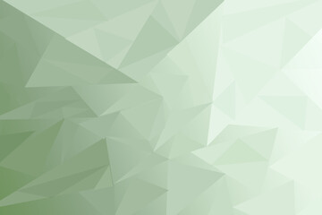 Geometric abstract olive dark green background template. Simple triangular pattern flat lay banner in green color shades