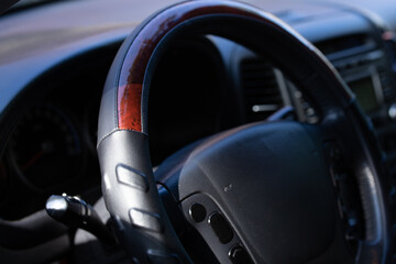 Interior View of the modern business car