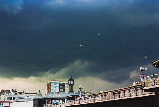 Brighton Pier Storm Clouds